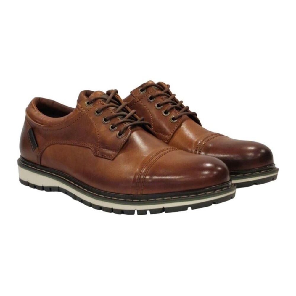 Firetrap Mens Aubin Leather Shoes / Tan